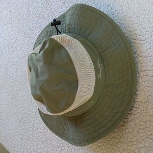 Panama Jack Olive Green Crushable/Packable Vented Hat Large/X Large